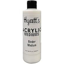 Hyatt's Acrylic Binder Medium, 8 Ounce Bottle