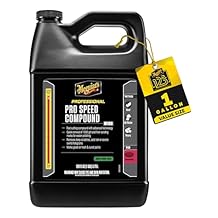 Meguiar's M11032 Mirror Glaze Ultra Pro Speed Compound, Rubbing Compound for Cars Removes Up to 1,200 Grit Sanding Marks and Leaves a Swirl-Free, High-Gloss Finish, 1 Gallon