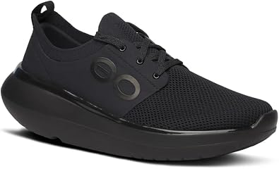 OOFOS OOmy Stride Womens Sneakers Shoes - Lightweight Recovery Footwear - Reduces Stress on Feet, Joints & Back - Machine Washable