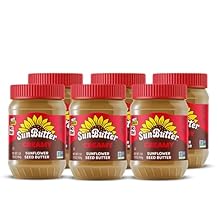 SunButter Creamy Sunflower Seed Butter, 16 Ounce (Pack of 6) - Packaging May Vary