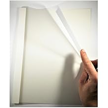 1 3/4 (40mm) Thermobind White Gloss Finish Binding Covers - 40 covers