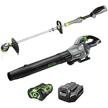 EGO Power+ Combo, Cordless Trimmer and Blower, 15" Trimmer for Weeds and Grass with POWERLOAD and Cordless Electric 615 CFM Blower, Includes 56V 2.5Ah Battery and Charger - ST6151LB