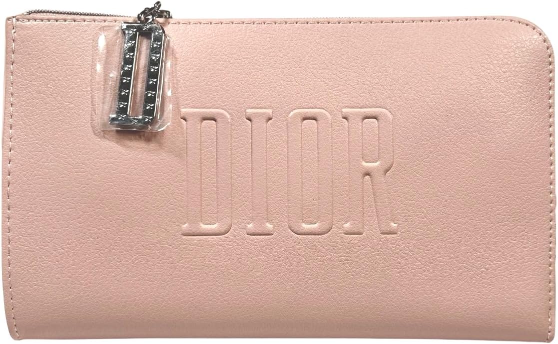 Dior Pouch, Accessories, Party Bag, Sub-Bag, Logo, Cute, Makeup Pouch, Slim, Pink, Makeup, Cosmetics, Cosmetics