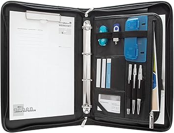 Wedo 58 5001 Elegance Conference Folder A4 in Black
